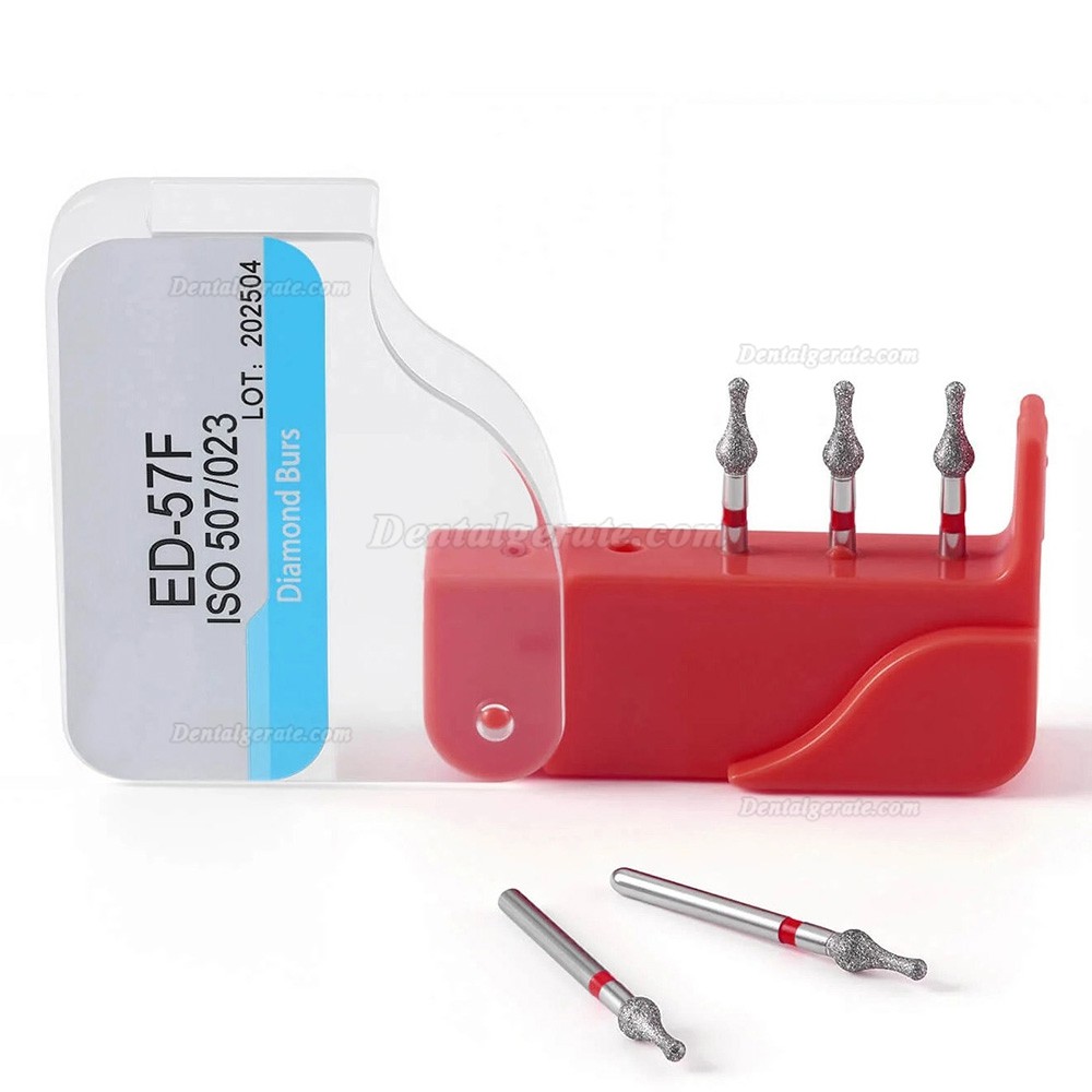 5 St&uuml;ck/Kasten Dental-Diamantbohrer (K&ouml;rnung fein/extra fein/mittel)